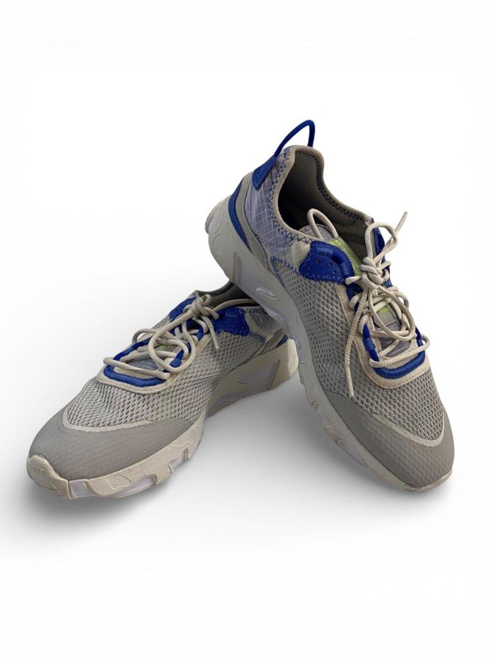 Nike React Live Grey Fog Game Royal (GS) - US 6Y, Unisex Kids, No Box